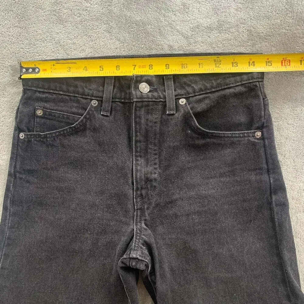 Vintage Levi’s Orange Tab 505 Jeans Mens 29x26 Black Reg Fit Straight Leg Mexico